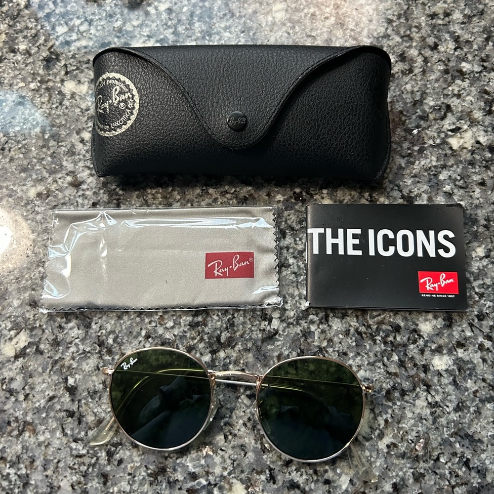 Ray-ban Round Metal Gold Sunglasses